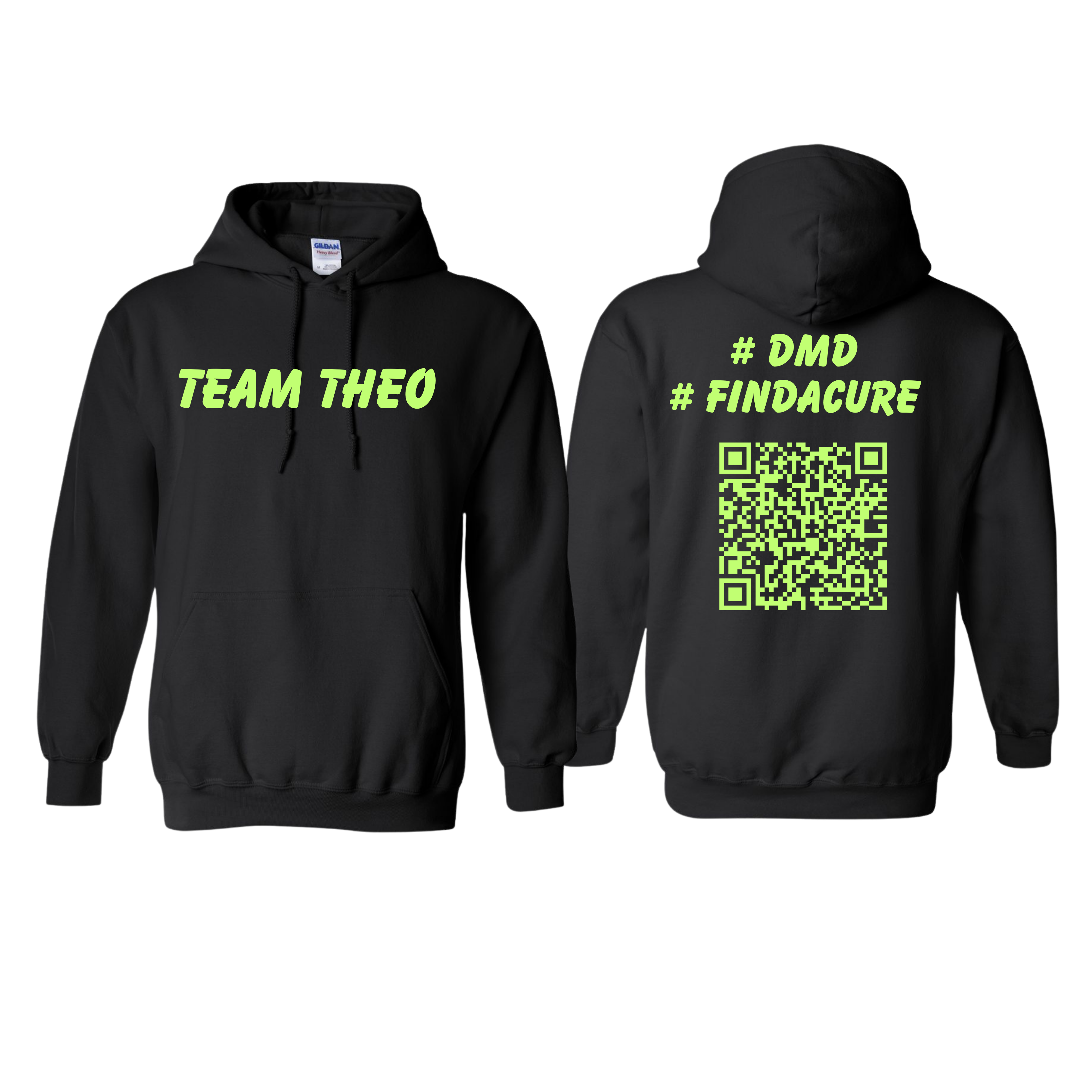 Team Theo Support Hoodie | Duchenne Muscular Dystrophy Awareness