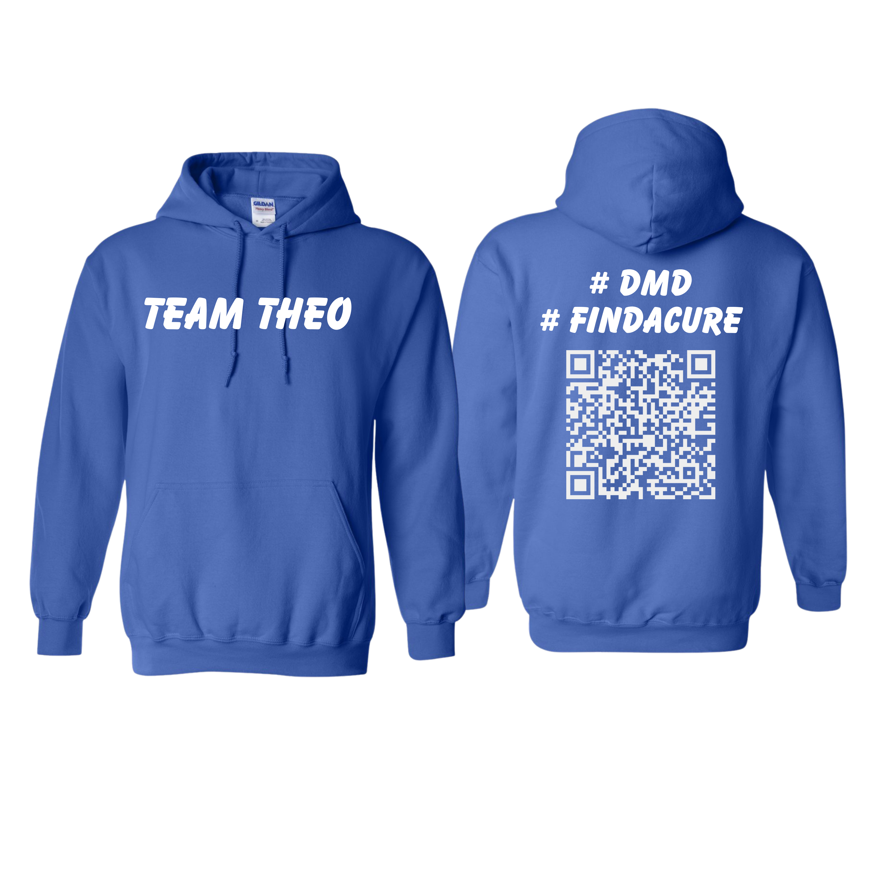 Team Theo Support Hoodie | Duchenne Muscular Dystrophy Awareness