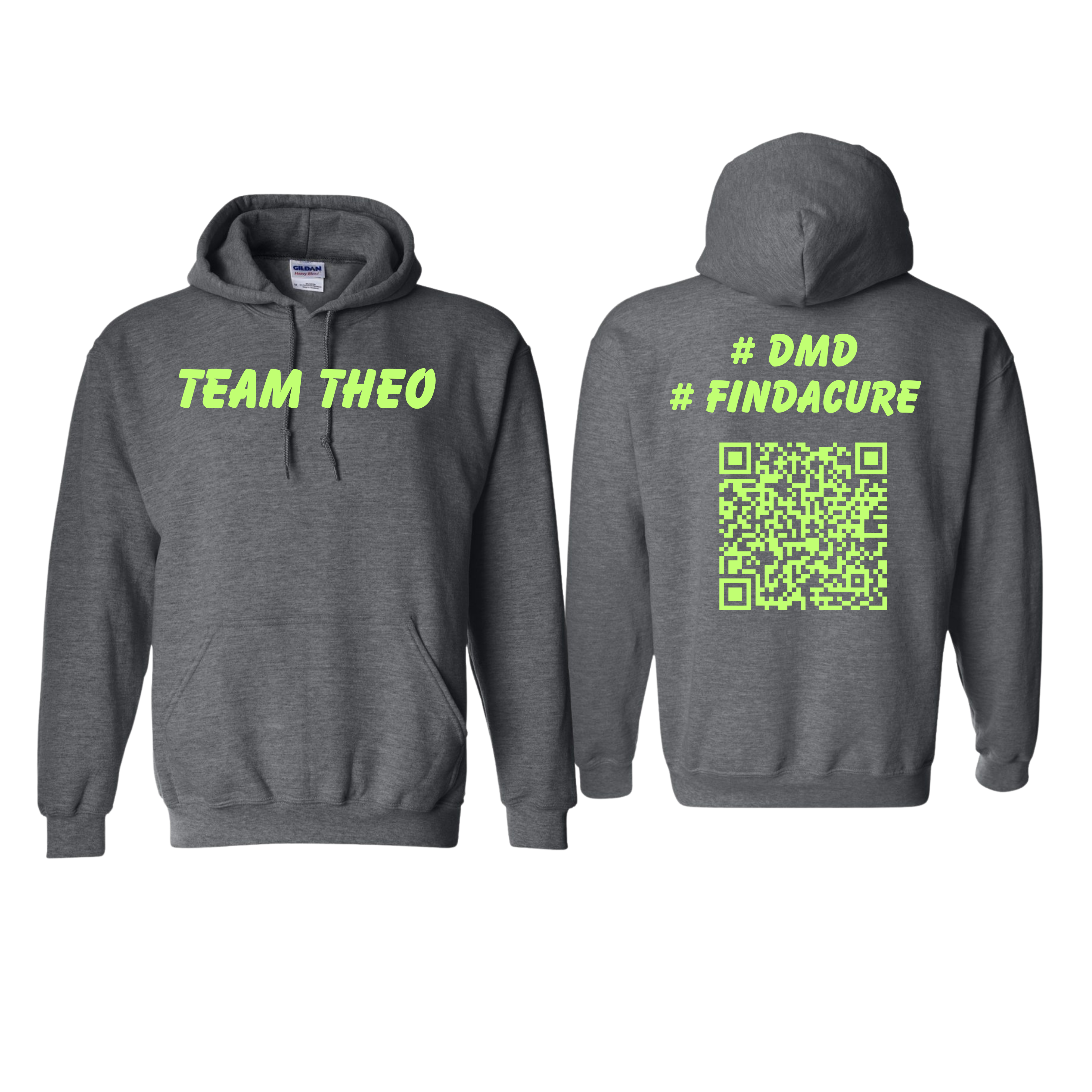Team Theo Support Hoodie | Duchenne Muscular Dystrophy Awareness