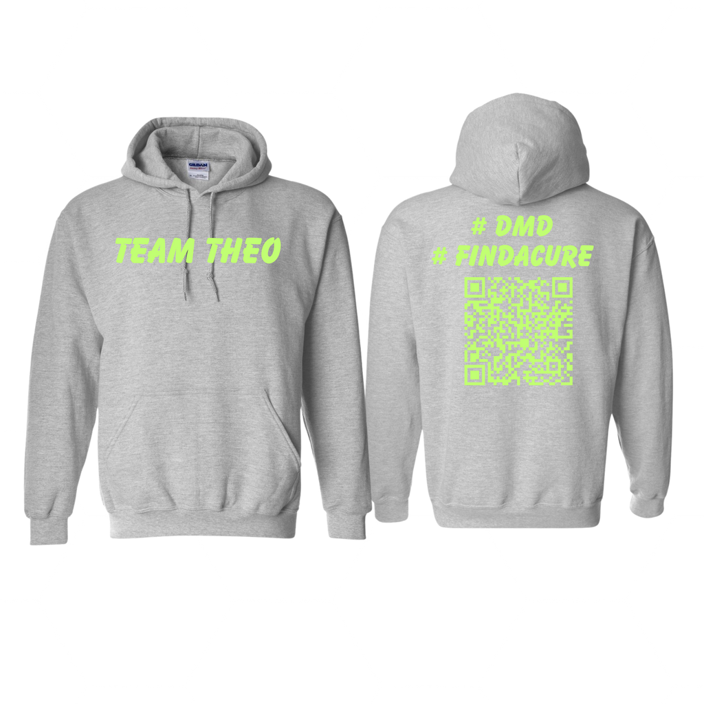 Team Theo Support Hoodie | Duchenne Muscular Dystrophy Awareness