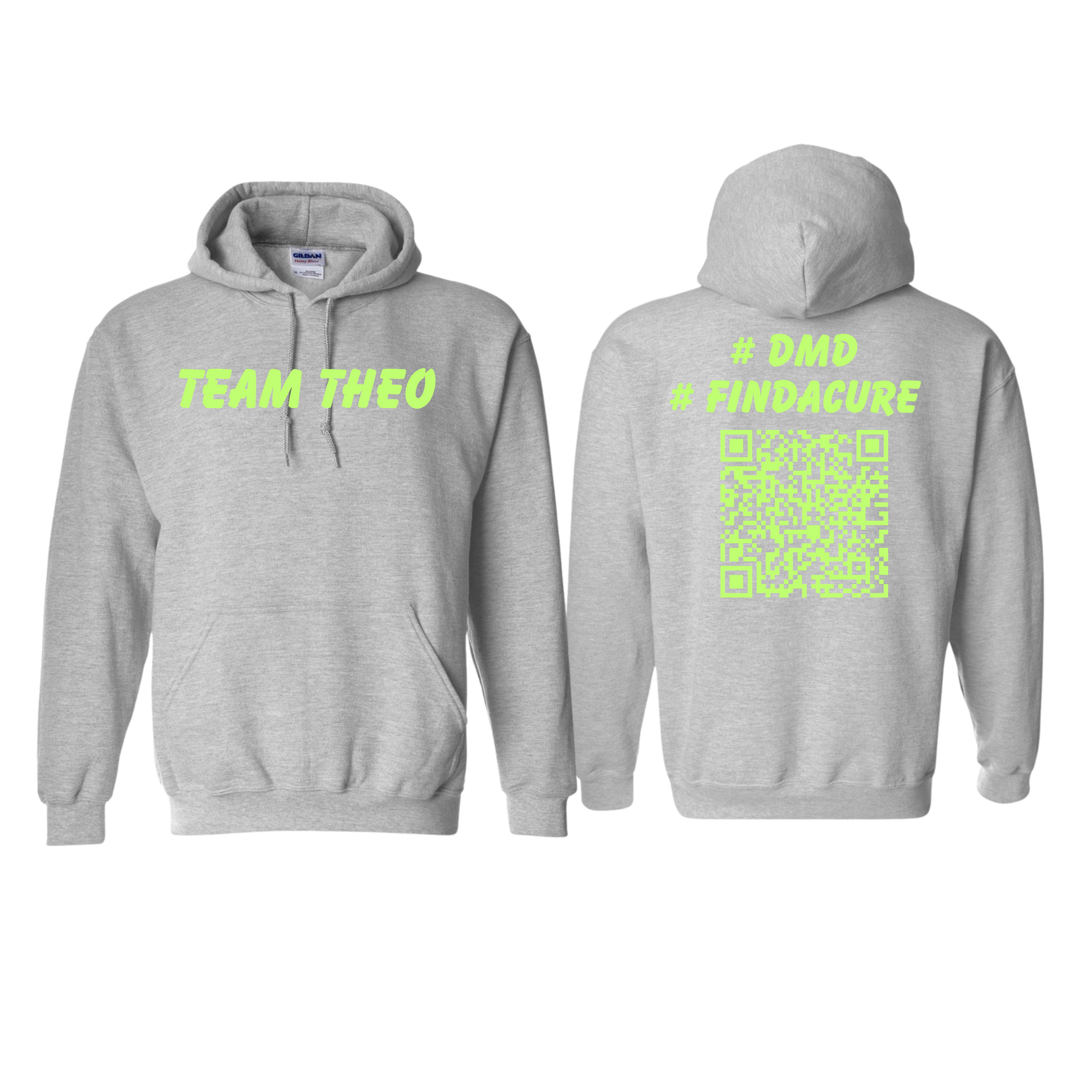 Team Theo Support Hoodie | Duchenne Muscular Dystrophy Awareness