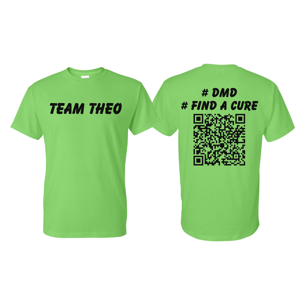 Team Theo Support T-Shirt | Duchenne Muscular Dystrophy Awareness