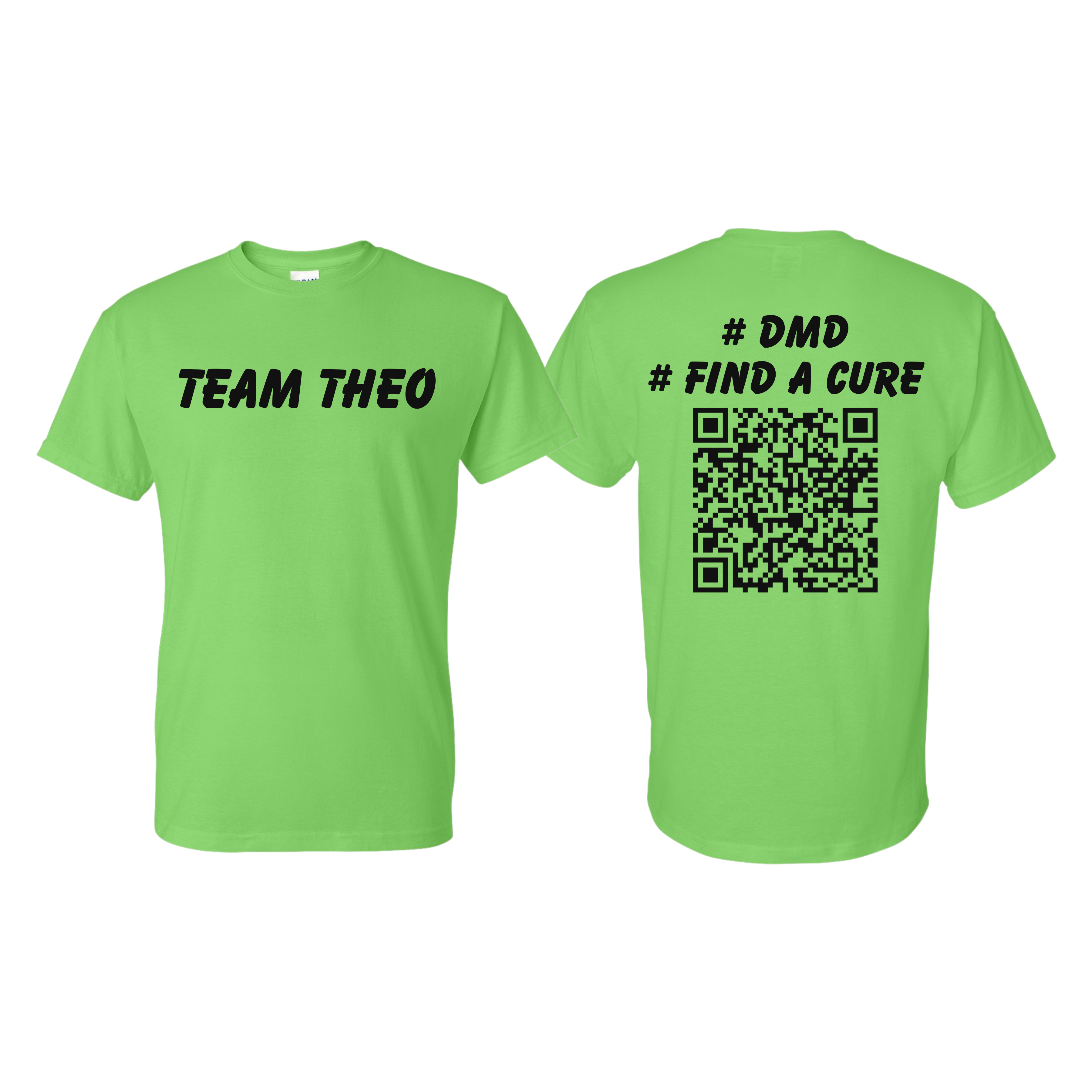 Team Theo Support T-Shirt | Duchenne Muscular Dystrophy Awareness