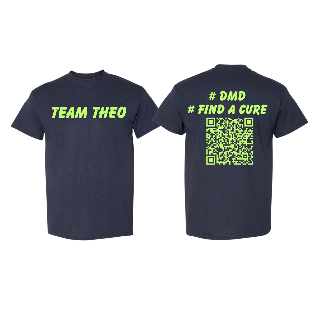 Team Theo Support T-Shirt | Duchenne Muscular Dystrophy Awareness