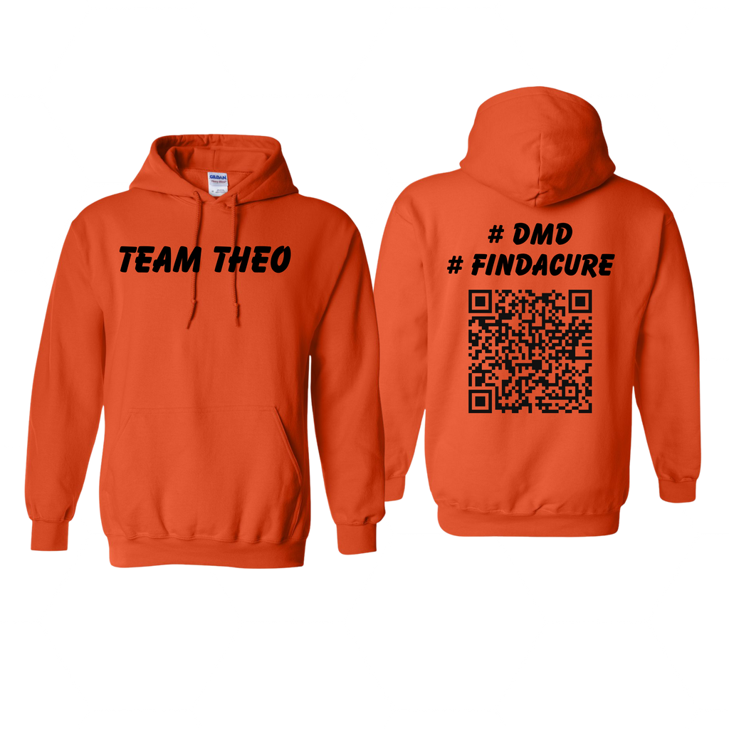 Team Theo Support Hoodie | Duchenne Muscular Dystrophy Awareness
