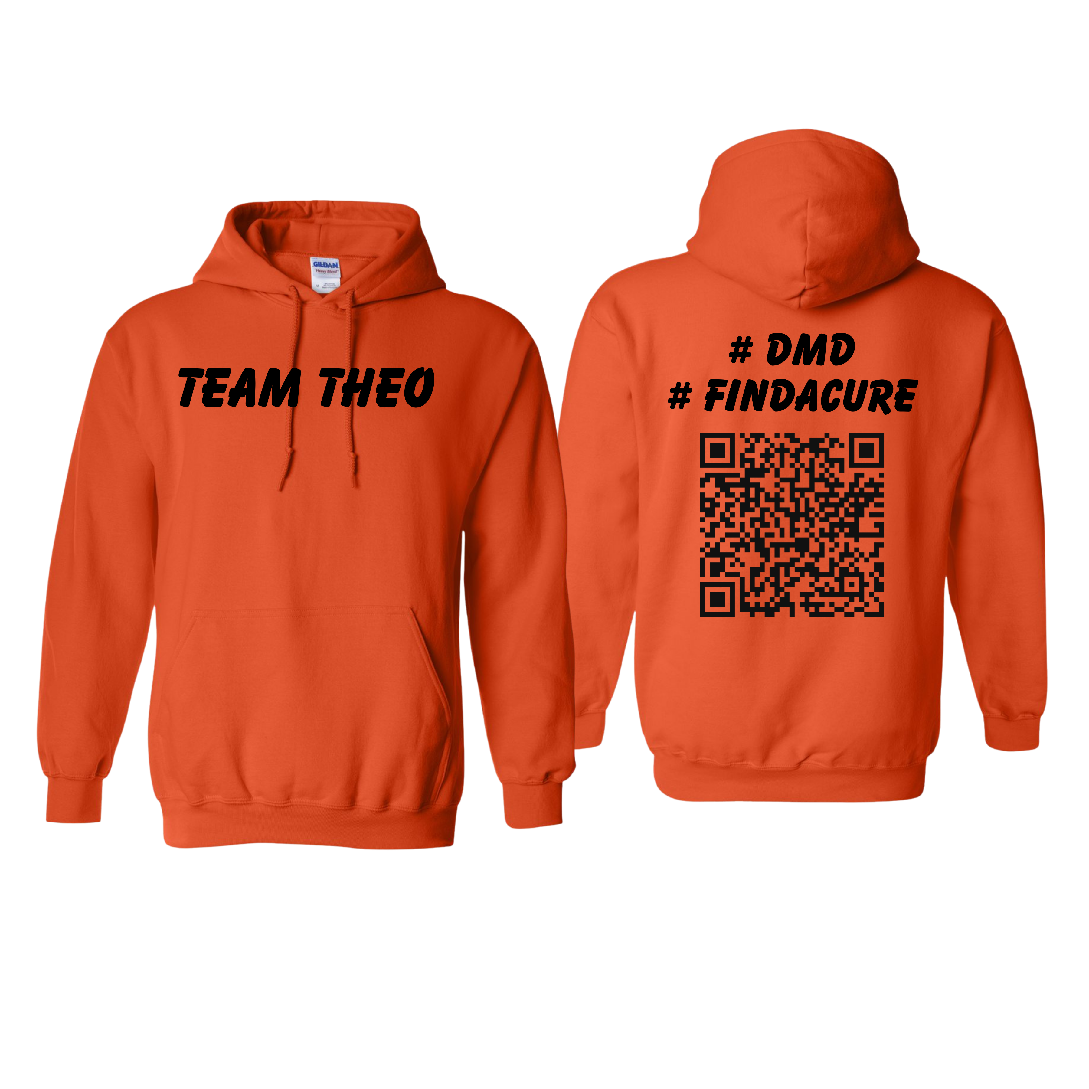 Team Theo Support Hoodie | Duchenne Muscular Dystrophy Awareness