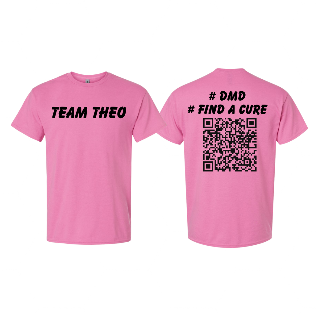Team Theo Support T-Shirt | Duchenne Muscular Dystrophy Awareness