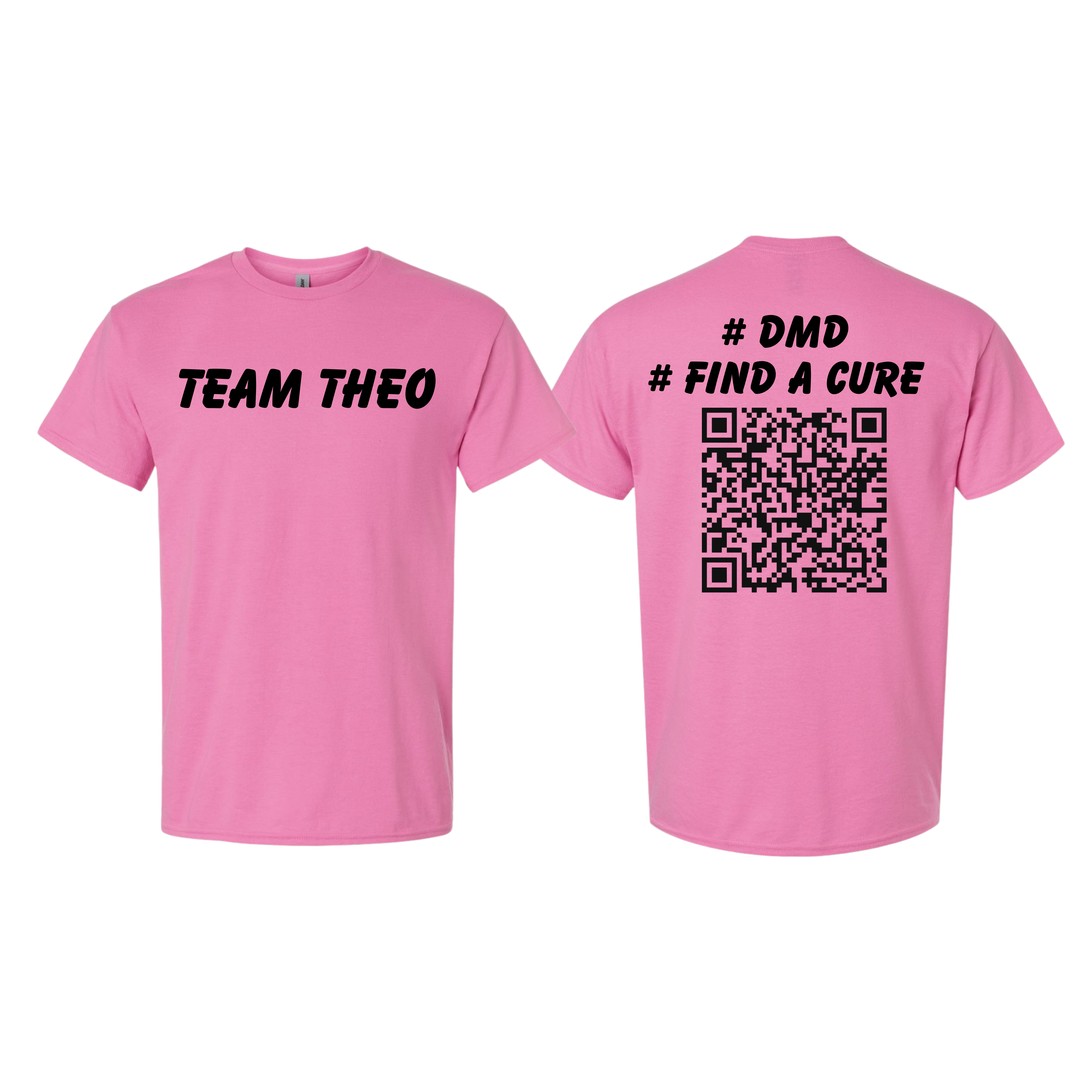 Team Theo Support T-Shirt | Duchenne Muscular Dystrophy Awareness